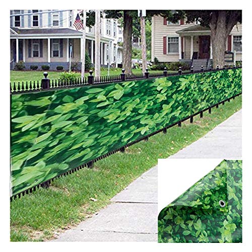 LJIANW Balkon Sichtschutz, Garten Datenschutzbildschirme Windschutz Sonnenschutz Anti-UV Dauerhaft PVC Mit Ösen Alle 39In Zum Deck Hinterhof 62 Größen (Color : Green, Size : 1.2x6m) von LJIANW-Abdeckplane Holz