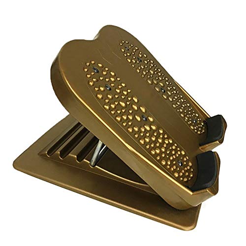 LJJ Stretch Board, Schrägbrett - Stretchboard, einstellbar Slant Board Kalb Bahre Steigung Stretching Haushalt Klapp Fußmassage Bein Abnehmen Fitness Keil Slant Pedal Board,Gold von LJJ