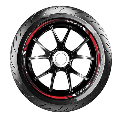 LJJCYL FÜR CBR400R FÜR CBR FÜR 400R Reflektierende Motorrad Zubehör Rad Aufkleber Hub Decals Felge Streifen Band(5 Multi-Colored) von LJJCYL