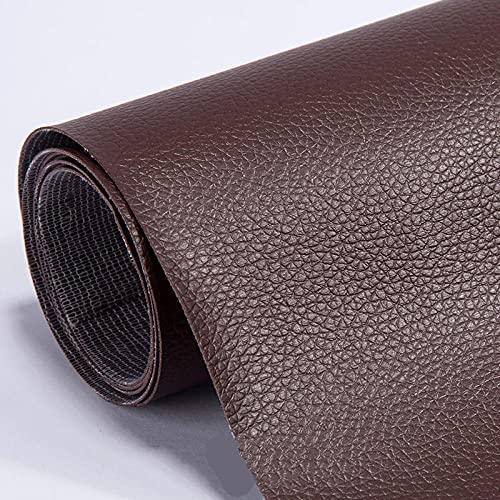Leder Patch Kit Selbstklebende Lederflicken Dunkelbraun 200X137CM Aufkleber Patch Repair Lederreparatur Set Leder, Vinyl & Kunstleder Reparieren Kit Für Autositze von LJJFZP