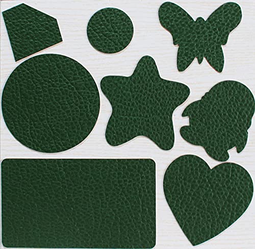 Leder Patch Kit Selbstklebende Lederflicken Dunkelgrün Aufkleber Patch Repair Lederreparatur Set Leder, Vinyl & Kunstleder Reparieren Kit Für Autositze von LJJFZP