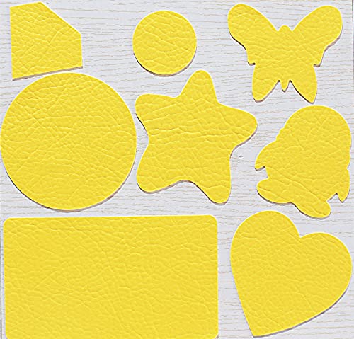 Leder Patch Kit Selbstklebende Lederflicken Gelb Aufkleber Patch Repair Lederreparatur Set Leder, Vinyl & Kunstleder Reparieren Kit Für Autositze von LJJFZP