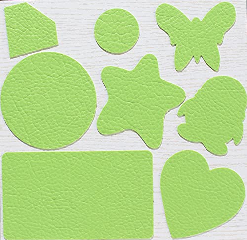 Leder Patch Kit Selbstklebende Lederflicken Grün Aufkleber Patch Repair Lederreparatur Set Leder, Vinyl & Kunstleder Reparieren Kit Für Autositze von LJJFZP