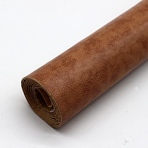 Leder Patch Kit Selbstklebende Lederflicken Hellbraun 50X137CM Aufkleber Patch Repair Lederreparatur Set Leder, Vinyl & Kunstleder Reparieren Kit Für Autositze von LJJFZP