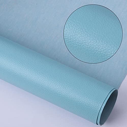Leder Patch Kit Selbstklebende Lederflicken Himmelblau 50X138CM Aufkleber Patch Repair Lederreparatur Set Leder, Vinyl & Kunstleder Reparieren Kit Für Autositze von LJJFZP