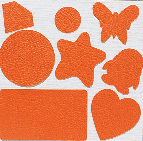 Leder Patch Kit Selbstklebende Lederflicken Orange Aufkleber Patch Repair Lederreparatur Set Leder, Vinyl & Kunstleder Reparieren Kit Für Autositze von LJJFZP