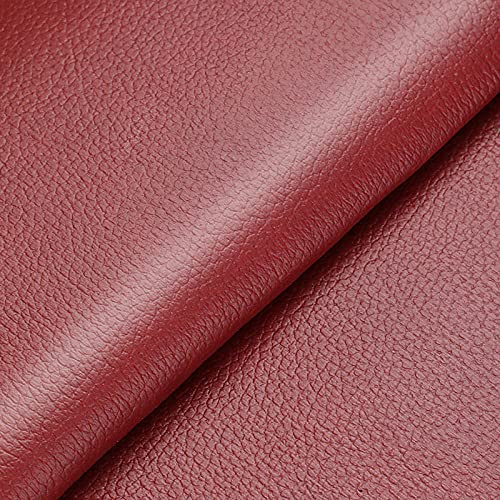 Leder Patch Kit Selbstklebende Lederflicken Rotwein 20X30CM Aufkleber Patch Repair Lederreparatur Set Leder, Vinyl & Kunstleder Reparieren Kit Für Autositze von LJJFZP