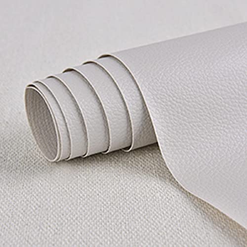 Leder Patch Kit Selbstklebende Lederflicken hellgrau 100X138CM Aufkleber Patch Repair Lederreparatur Set Leder, Vinyl & Kunstleder Reparieren Kit Für Autositze von LJJFZP
