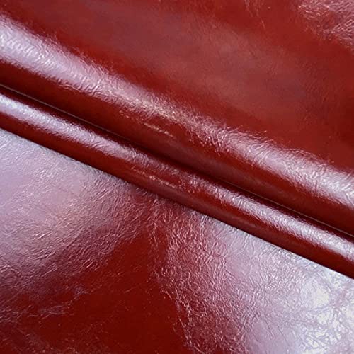 Leder Patch Kit Selbstklebende Lederflicken rot 50X138CM Aufkleber Patch Repair Lederreparatur Set Leder, Vinyl & Kunstleder Reparieren Kit Für Autositze von LJJFZP