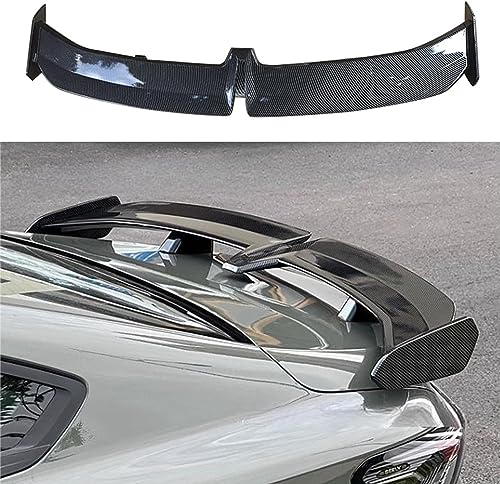 LJJHFCD Auto ABS Heckspoiler für Renault Arkana 2021 2022 2023 2024 2025, Hinten Spoiler Spoilerlippe Kofferraumspoiler Modification Zubehör,Carbon Pattern von LJJHFCD