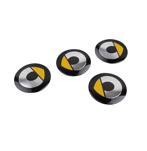 LJJWIW 4 Stück Auto Nabenkappen für Smart Fortwo Forfour 453 451 56MM,Radnaben Ersatzrad Abdeckungen Felgendeckel Radnabenabdeckung Radmutterkappen Wasserdicht Felgen Zubehör von LJJWIW