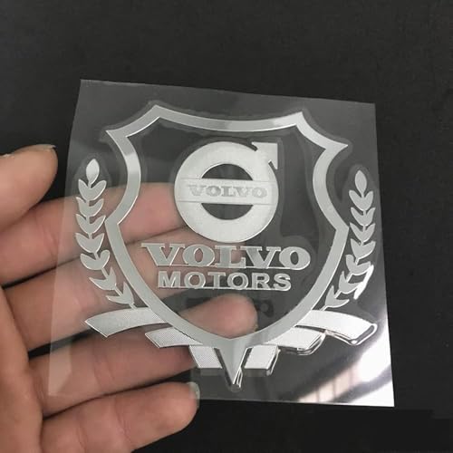 LJJWIW Auto Embleme Für Volvo,Heckkoffer Emblem Logo Abdeckung Abzeichen Aufkleber Selbstklebend Karosserie Styling Anbauteile Zubehör,A-normal von LJJWIW