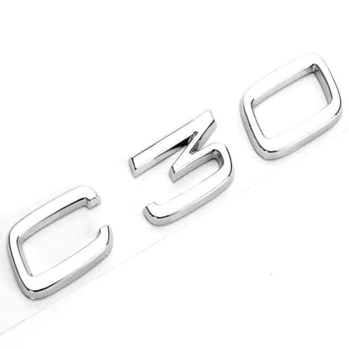 LJJWIW Auto Embleme Für Volvo C30,Heckkoffer Emblem Logo Abdeckung Abzeichen Aufkleber Selbstklebend Karosserie Styling Anbauteile Zubehör,Silver-normal LJJWIW Auto Embleme Für Volvo C30,Heckkoffer Emblem Logo Abdeckung Abzeichen Aufkleber Selbstklebend Karosserie Styling Anbauteile Zubehör,Silver-normal von LJJWIW