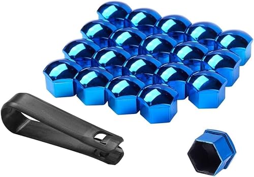 LJLAM Radmuttern Felgenabdeckung Für B-MW 4er F36 Gran Coupe 2013-2020, Plastik Schutzkappen Autoabdeckung Sechskant Autoteile 20 Stück Bolzen Mutter Abdeckung,C/Blue-17mm LJLAM Radmuttern Felgenabdeckung Für B-MW 4er F36 Gran Coupe 2013-2020, Plastik Schutzkappen Autoabdeckung Sechskant Autoteile 20 Stück Bolzen Mutter Abdeckung,C/Blue-17mm von LJLAM