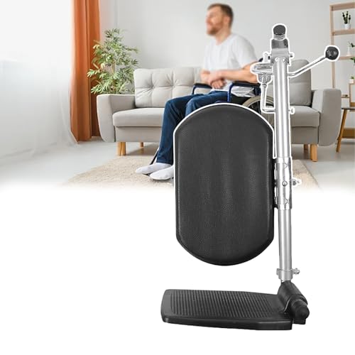 Verstellbare Beinstützen Mit Rollstuhl-Hebefunktion, Erhöhte Fußstütze Für Rollstühle, Ungepolsterte Wadenstützen, Tragkraft Bis 100 Kg, Für Standardrollstühle,Left Side von LJLAO