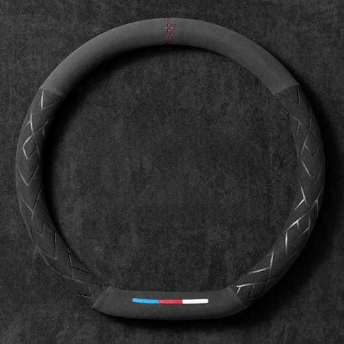 LJLBFB Lenkradbezug für Audi Q2 Q3 Q4 Etron Q5 Q7 Q8 8U, Mikrofaser-Wildleder Steering Wheel Cover Lenkradschutz Auto Lenkradbezug Dünn Universeller Durchmesser 38 cm,A/D-1 LJLBFB Lenkradbezug für Audi Q2 Q3 Q4 Etron Q5 Q7 Q8 8U, Mikrofaser-Wildleder Steering Wheel Cover Lenkradschutz Auto Lenkradbezug Dünn Universeller Durchmesser 38 cm,A/D-1 von LJLBFB