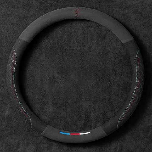 LJLBFB Lenkradbezug für Audi Q2 Q3 Q4 Etron Q5 Q7 Q8 8U, Mikrofaser-Wildleder Steering Wheel Cover Lenkradschutz Auto Lenkradbezug Dünn Universeller Durchmesser 38 cm,D/O-2 LJLBFB Lenkradbezug für Audi Q2 Q3 Q4 Etron Q5 Q7 Q8 8U, Mikrofaser-Wildleder Steering Wheel Cover Lenkradschutz Auto Lenkradbezug Dünn Universeller Durchmesser 38 cm,D/O-2 von LJLBFB