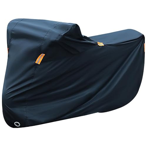 LJLBFB Motorrad Abdeckplane für BMW K 1200 LT 1999-2011, wasserdichte Motorradabdeckung Für Außenbereich – Uv-Schutz, Winddicht Mit Schnallen & ösen Für Schloss,B/Black von LJLBFB