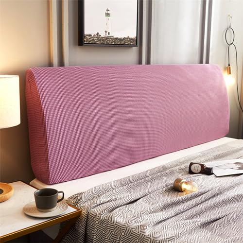 LJQAIZYL Bettkopfteil Bezug 180/200cm Breit Stretch Hussen für Bett Kopfteil überzug Bett Kopfteil Staubdichte Betthusse Headboard Rückenschutz Slipcover kopfteilbezug Schutzhülle,Purple-180-200cm von LJQAIZYL