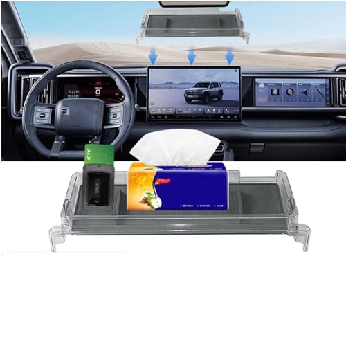 LJWAN Auto Armaturenbrett Aufbewahrungsbox für Formula Leopard 5 2024, Dash Aufbewahrungsbox Tablett Organizer Tray Telefonhalter Zubehör von LJWAN