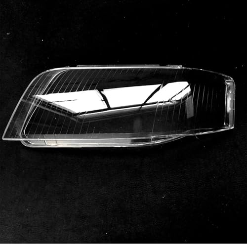 LJWAN Transparente Auto Front Scheinwerfer für Audi A6 2003-2005, Autoscheinwerfer Lampenschirm Autoscheinwerferlinse Abdeckung Scheinwerfer,Left von LJWAN
