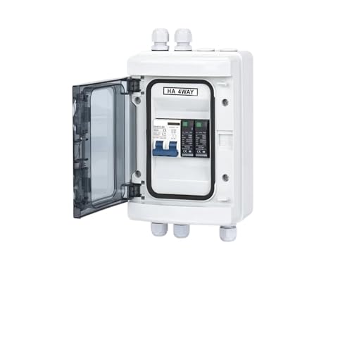 LJWWEI Solar DC Trennschalter mit Schutz Sparsam PV Combiner Box 1 in 1 Out Wasserdicht IP65 Verteilerkasten LJWWEI Solar DC Trennschalter mit Schutz Sparsam PV Combiner Box 1 in 1 Out Wasserdicht IP65 Verteilerkasten von LJWWEI