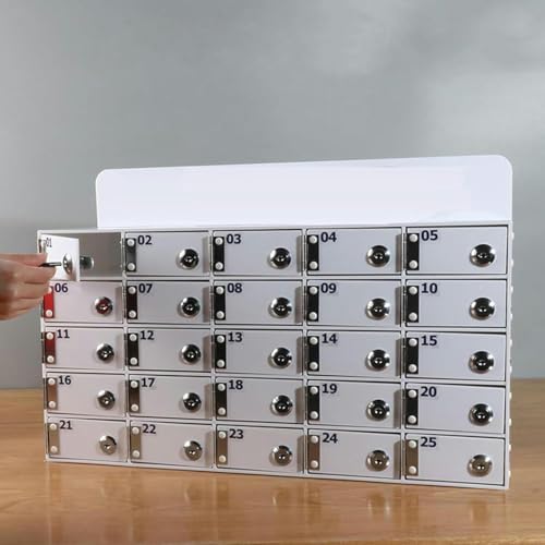 LJYKBFL Wandmontierter Handyschrank - Handys aufbewahren und organisieren - Handy-Aufbewahrungsschrank für Klassenzimmer, Büro oder Fabrik von LJYKBFL