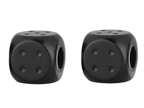 Gluttöter Würfel für Aschenbecher beide Seiten offen Glutkiller in anthrazit und schwarz (2 x Schwarz Würfel) von LK Trend & Style