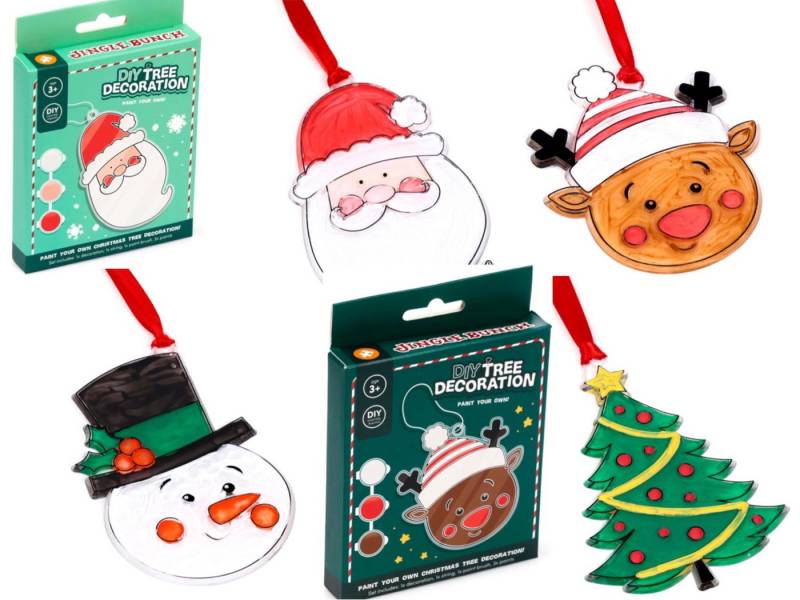 LK Trend & Style Fensterbild Weihnachtsbaumschmuck zum Selbstbemalen, Kreativ mit Kinder LK Trend & Style Fensterbild Weihnachtsbaumschmuck zum Selbstbemalen, Kreativ mit Kinder von LK Trend & Style