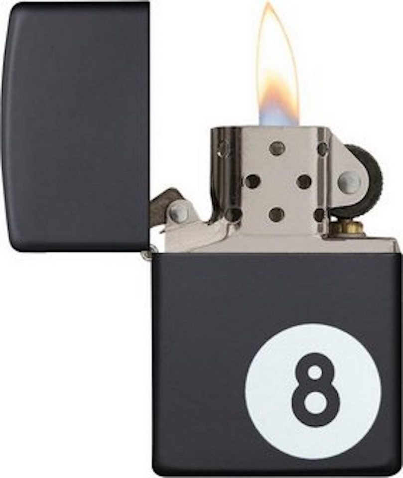 LK Trend & Style Feuerzeuge ZIPPO schwarz color 8 Ball" Billiard (die schwarze Acht Sieg oder Niederlage, zu Ostern sicher die richtige Wahl), großartiges Geschenk für jeden Billard Fan" von LK Trend & Style