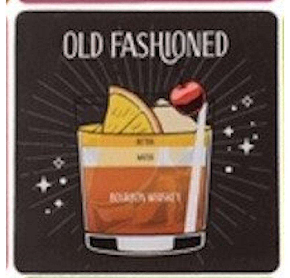 LK Trend & Style Getränkeuntersetzer Korkuntersetzer, Cocktail mit Rezept, Schaut toll aus, schont den Tisch von LK Trend & Style