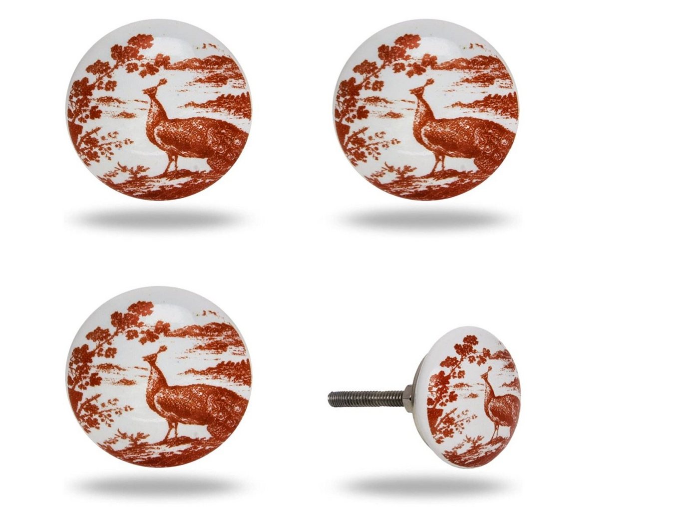 LK Trend & Style Möbelgriff aus Keramik für Schrank und Schublade (Spar-Set), neuer Möbelknopf neues Design von LK Trend & Style