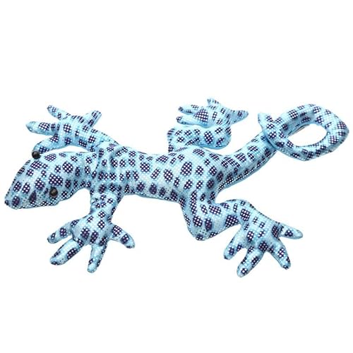 LK Trend & Style Sandtier Gecko XXL Handschmeichler, 27 x 16 cm, Mehrfarbig Schillernd mit Schuppenmuster, Dekoratives Accessoire (Blau) von LK Trend & Style