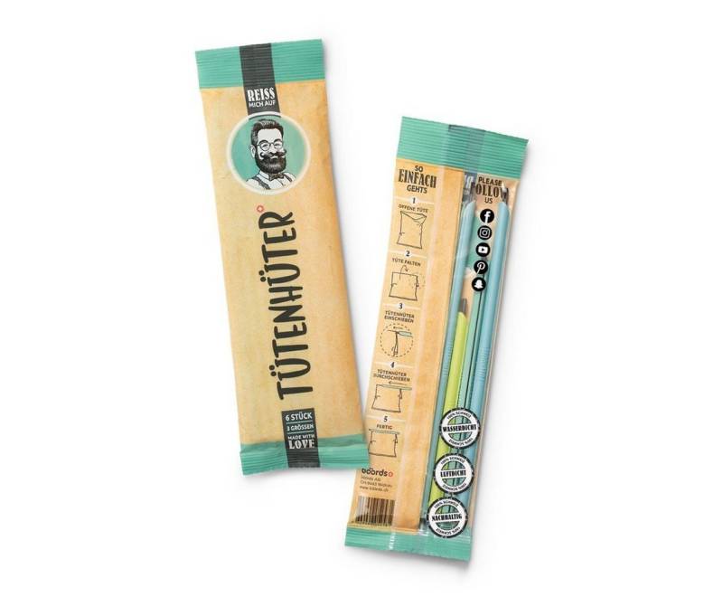 LK Trend & Style Verschlussklammer Tütenhüter: Verschlussmöglichkeit von Tüten oder Beutel (6-tlg), Wasserdicht, Luftdicht, Aromaschutz. von LK Trend & Style