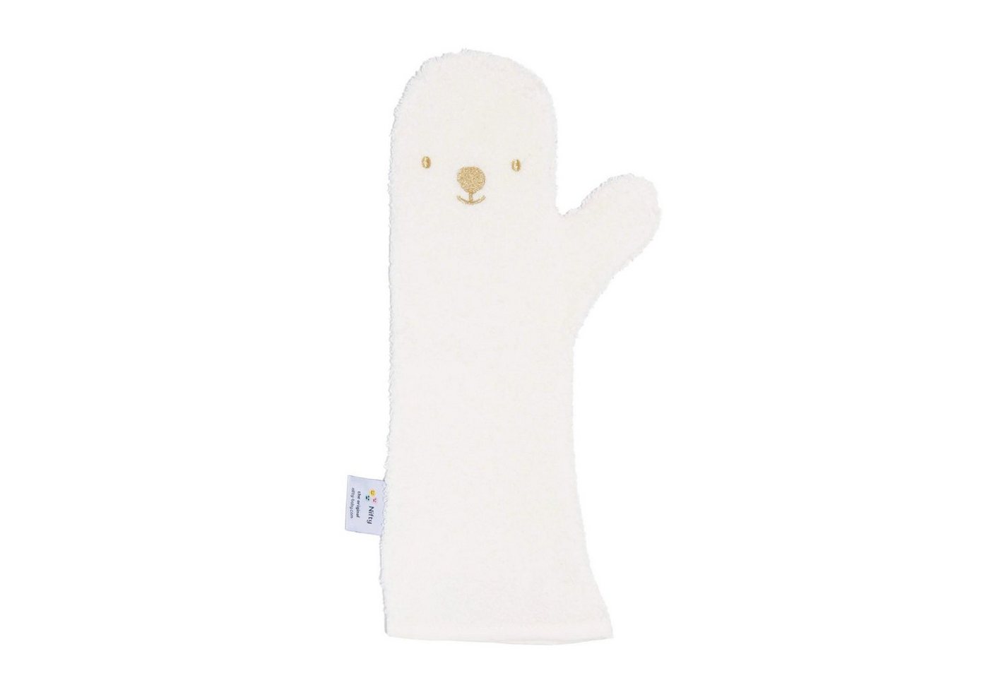 LK Trend & Style Waschhandschuh Baby Duschhandschuh langer Waschhandschuh, Bio-Baumwolle von LK Trend & Style