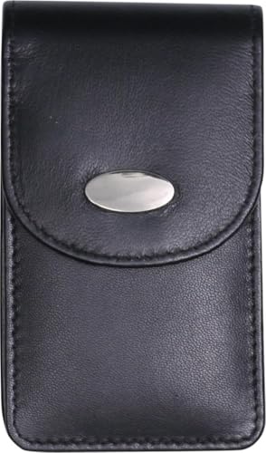 Leder Zigarettenetui für 100mm Slim, Magnetverschluss, Schwarz Leder Zigarettenetui für 100mm Slim, Magnetverschluss, Schwarz von LK Trend & Style