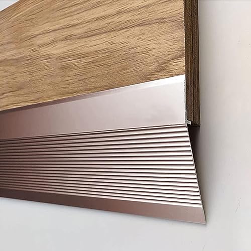 Aluminium-Bodenübergangstreifen, For Esszimmer, Büro, Schlafzimmer, gefliester Teppich, Türkantenbesatz, geeignet for Schwellenhöhen unter 1,6 Zoll(Purple,95CM 37.4in) von LKAMCBZMF