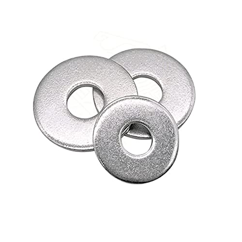 Edelstahl, DIN125 Unterlegscheibe, Unterlegscheibe, Flachdichtung, Edelstahl 304, M1,6 bis M8, 100 Stück oder 50 Stück(M1.6 100PCS) von LKAMCBZMF
