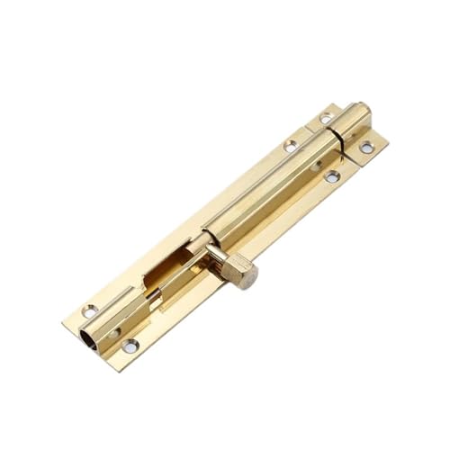 Edelstahl-Steckverriegelung, Messing-Schieberiegelschloss for Türen, Tore, Fenster, Toiletten, 5,1–10,2 cm(4inch) von LKAMCBZMF