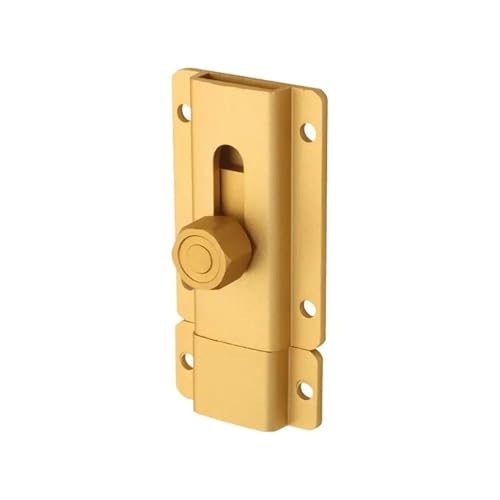 Edelstahl-Steckverriegelung, Riegelschloss aus Aluminiumlegierung, mehrfarbig, mehrere Größen(Gold,80mm) von LKAMCBZMF