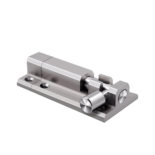 Edelstahl-Steckverriegelung, Tür-/Fenster-/Torriegelschloss, 7,6–10,2 cm(4 in) von LKAMCBZMF