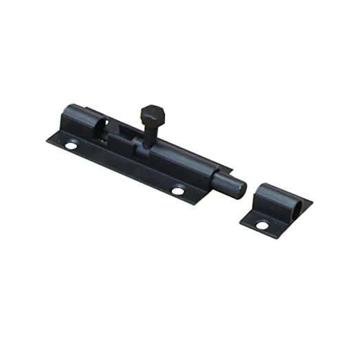 Edelstahl-Steckverriegelung, Türriegelschloss, mehrfarbig, mehrere Größen(Black,75mm) von LKAMCBZMF