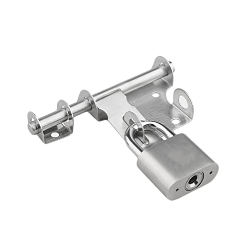Edelstahl-Steckverriegelung, Türriegelschloss mit Schrauben 110-160mm(B,160mm) von LKAMCBZMF