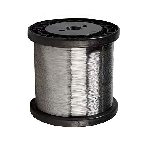 Edelstahlkabel, 304 Edelstahl-Einzeldrahtseil, weiche Materialien for die DIY-Industrie, Durchmesser 0,032, Länge 4000(Dia0.032"Length4000") von LKAMCBZMF