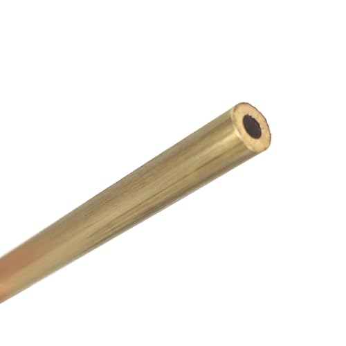 Kupferrohr hohl geradlinig, Modellbau-Messingrohr, 0,75 mm Wandstärke, 500 mm Länge, Außendurchmesser 3–10 mm(OD 8 x ID 6.5mm) von LKAMCBZMF
