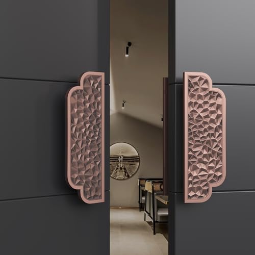 LKAMCBZMF Schieben Sie den Scheune Türgriff, Push-Pull-Türgriffe aus Aluminium for Holz-/Glastore, kommerzieller doppelseitiger Eingangsgriff(Style6,50X40cm/19.7"X15.8") von LKAMCBZMF