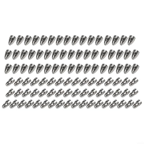 Plasma-Schneiden Düsen Elektroden Verbrauchsmateri Plasma Electrode Tip Nozzle Kit 100 pcs for P80 Torch, CUT 70-120, 1.1-1.7mm(1.5mm) von LKAMCBZMF