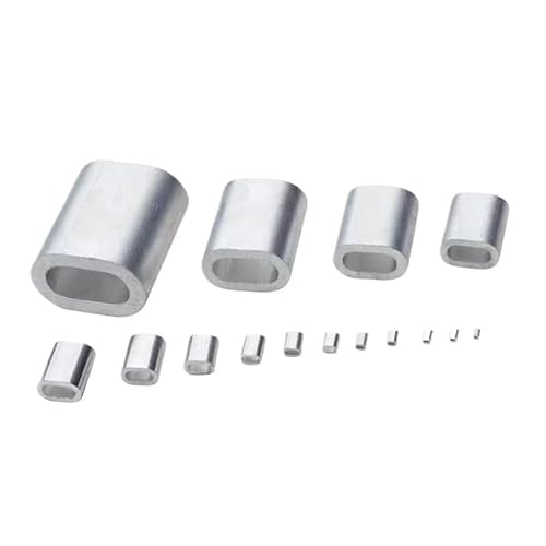 Stahlseil, Aluminium-Gehäuse, Edelstahl-Drahtseilklemmen M0,5 bis M12(M1.5-300PCS) von LKAMCBZMF