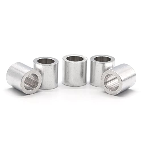 Stahlseil, Aluminium-Gehäuse, Einloch-Aluminium-Drahtseilhülsen M1-M8-Pack(M8 (2pcs)) von LKAMCBZMF