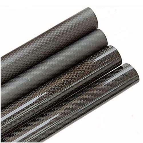 aus kohlefaser rohre 3K Kohlefaser Rohr Drone Zubehör Od 6 mm 8 10 12 14 15 16mm Länge 500mm Carbon Rohr für Rahmen Arm Fahrwerk (Plain Matte,1pcs 16x14x500mm) von LKAMCBZMF